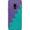 Purple Turquoise Zig Zag Galaxy S9 Skin